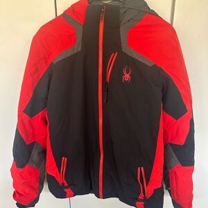 Spyder Gray and Red Jacket